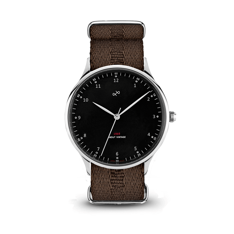 1969 Vintage, Steel / Black – 36mm