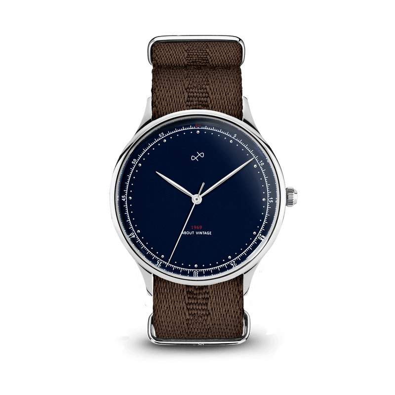 1969 Vintage, Steel / Midnight Blue - Special Edition – 39mm