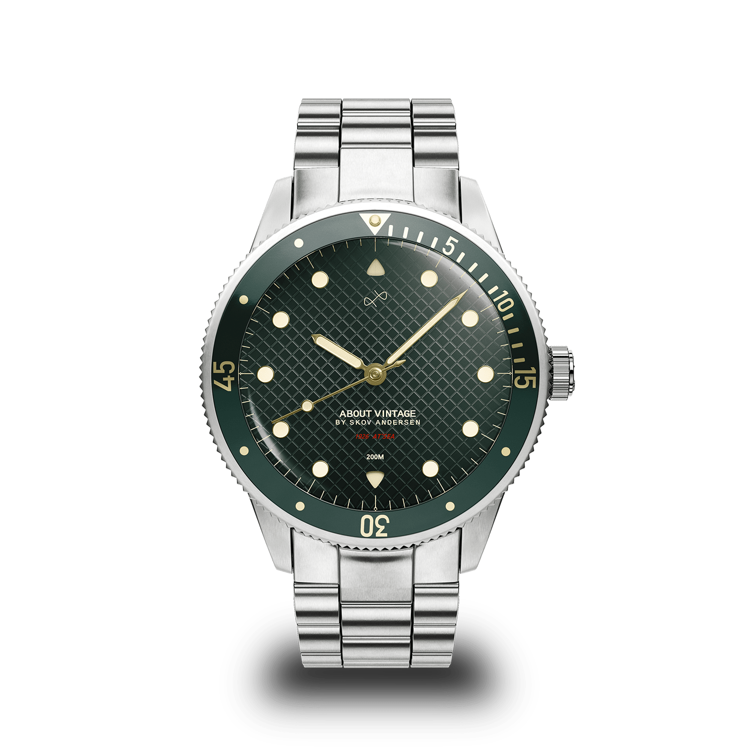 1926 At'sea, Steel / Green Turtle Vintage – 39MM