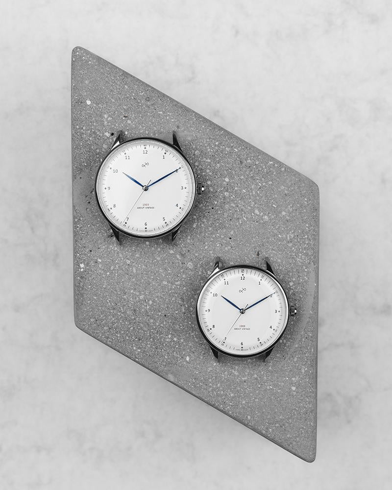 1969 Vintage, Steel / White – 39mm