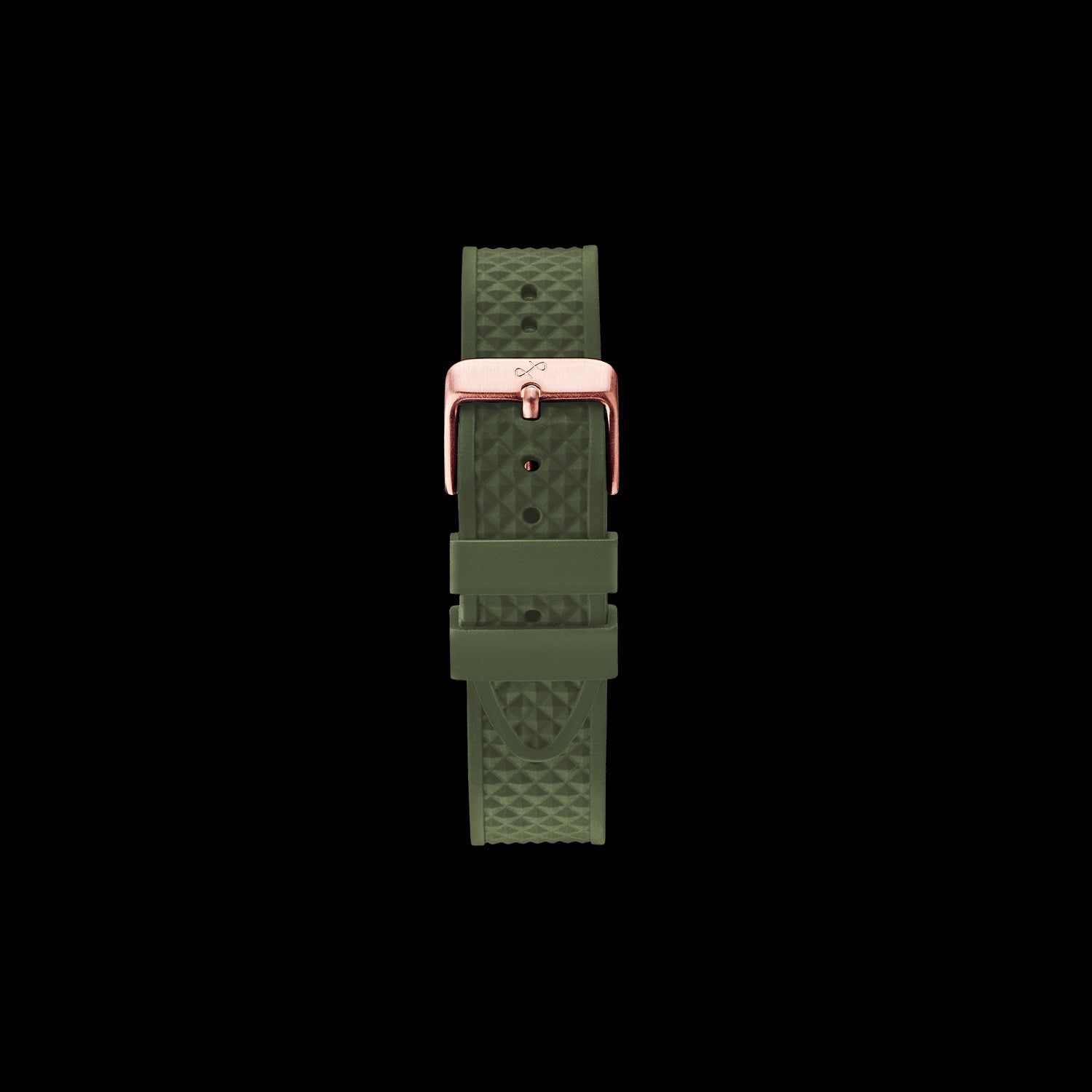 Pin Buckle - Green Silicone