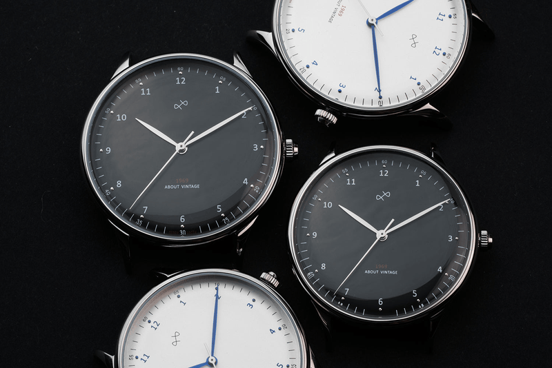 1969 Vintage Steel Black 36mm