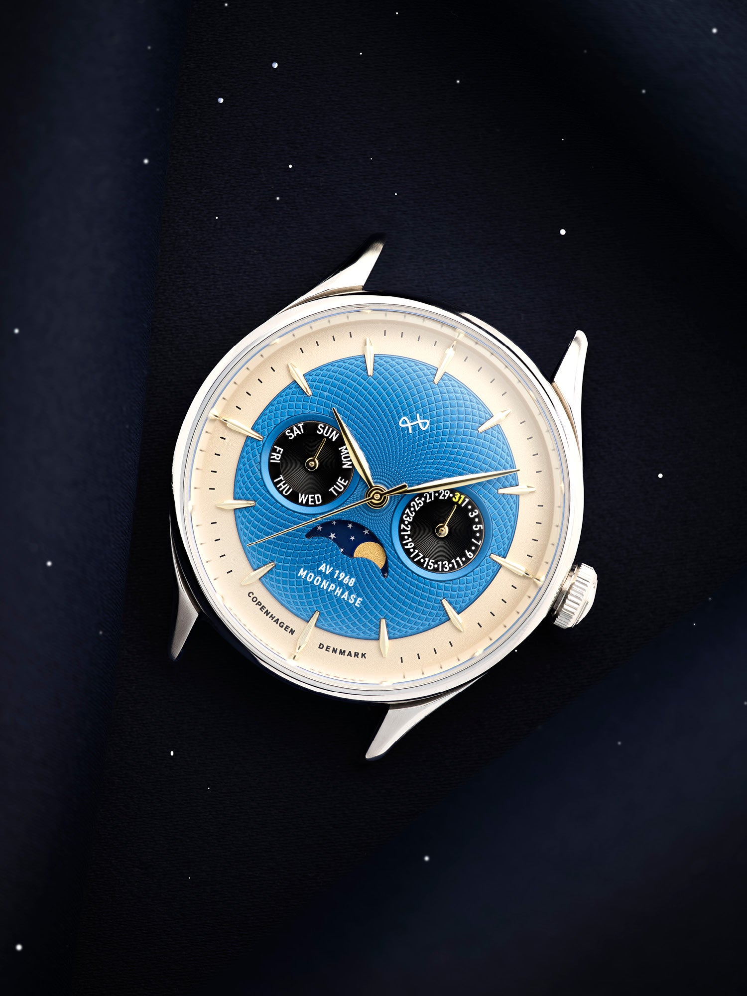 1968 Moonphase, Steel / Blue