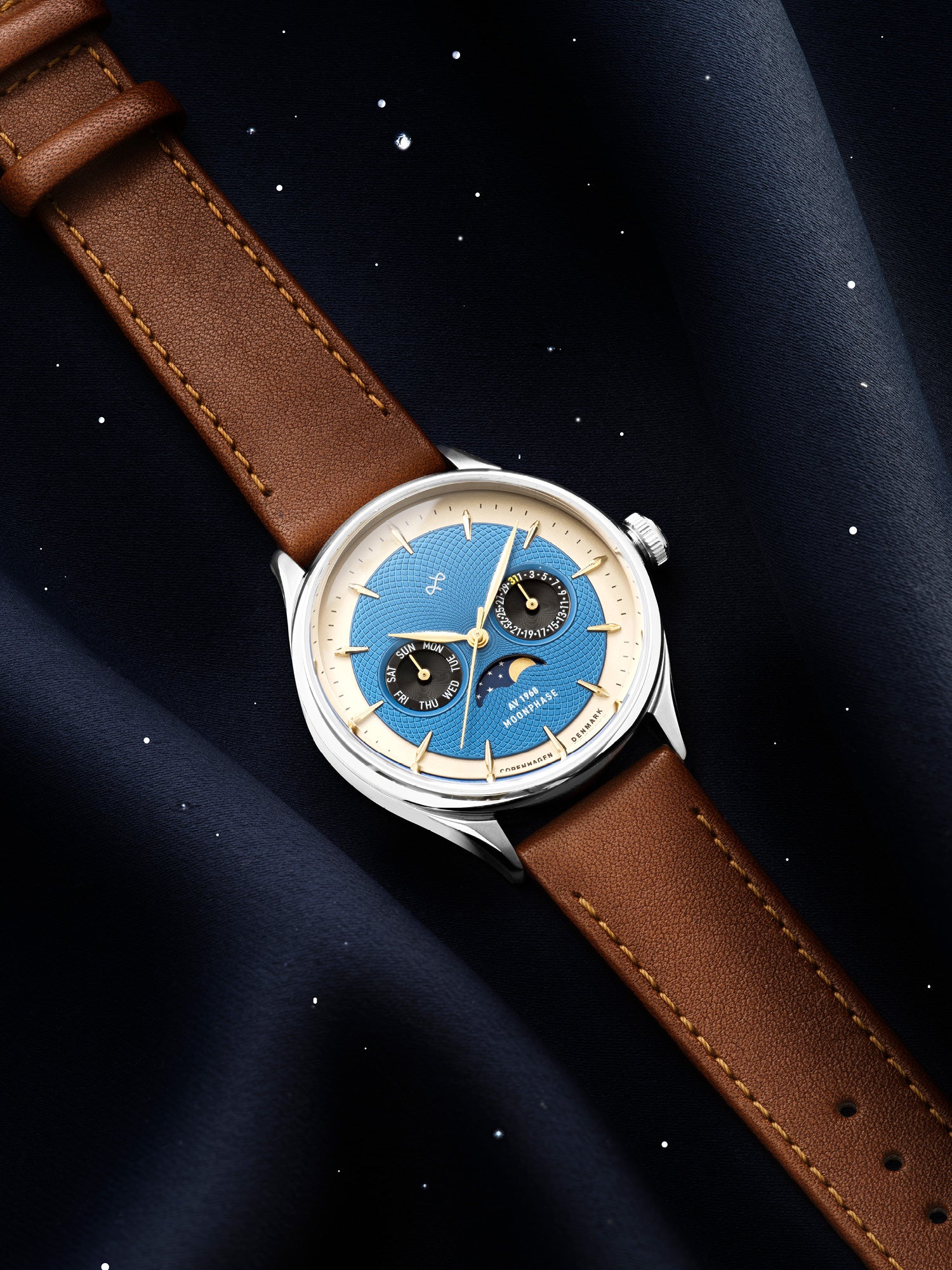 1968 Moonphase, Steel / Blue