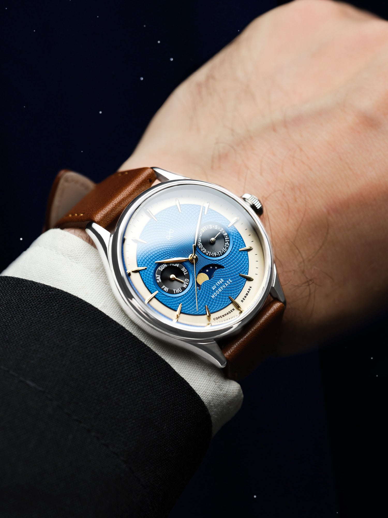 1968 Moonphase, Steel / Blue