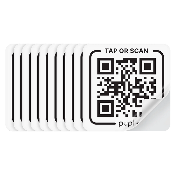 QR sticker - reorder access