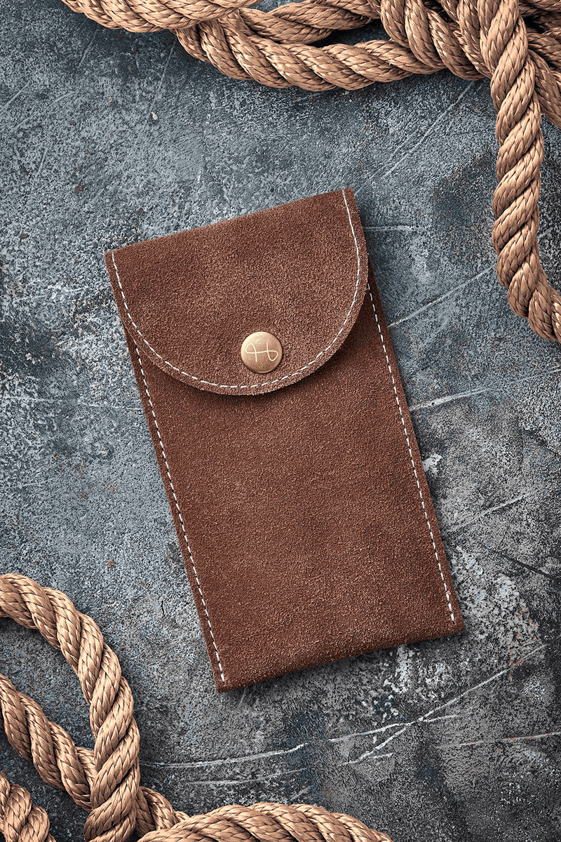 Watch Pouch - Brown | Free engraving | Free shipping