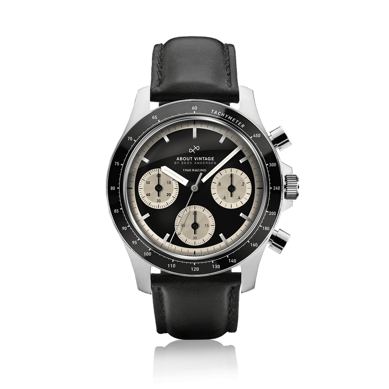 1960 Racing Chronograph, Steel / Black & Off White | Free