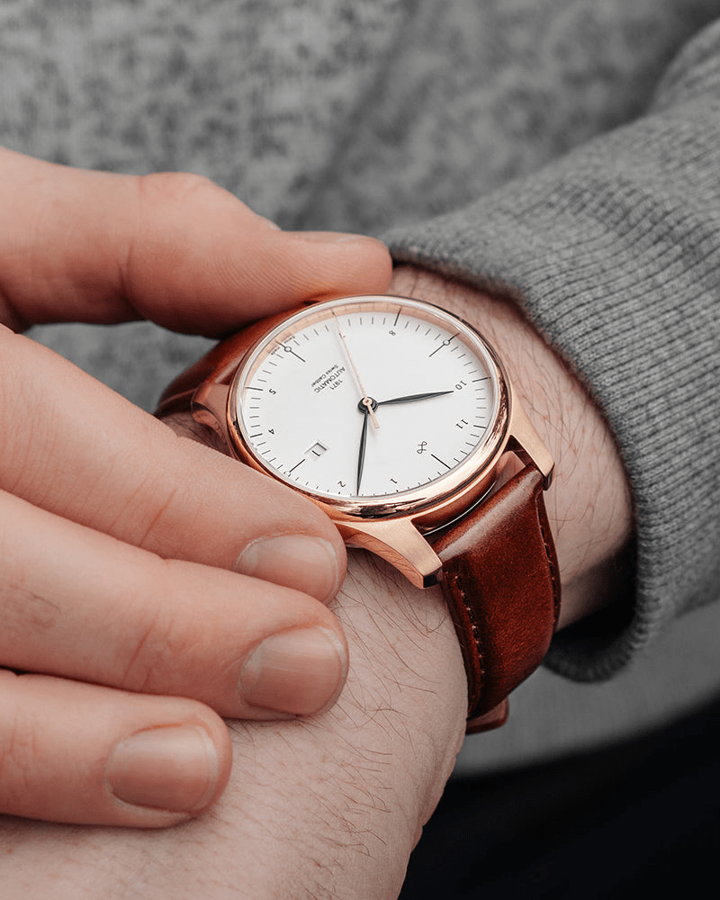 1971 Automatic, Rose Gold / White - Swiss Made